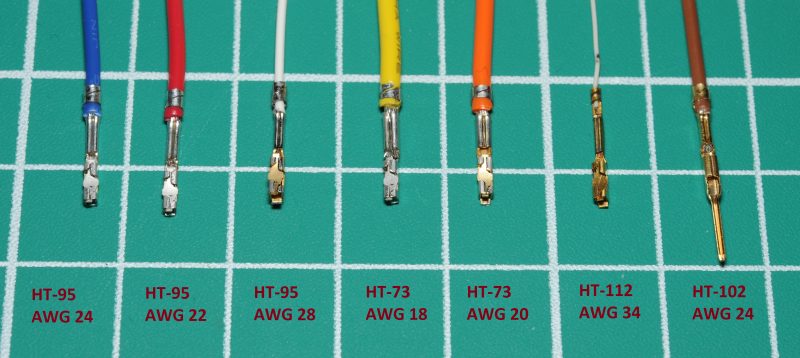 DuPont Amphenol FCI Crimped contacts