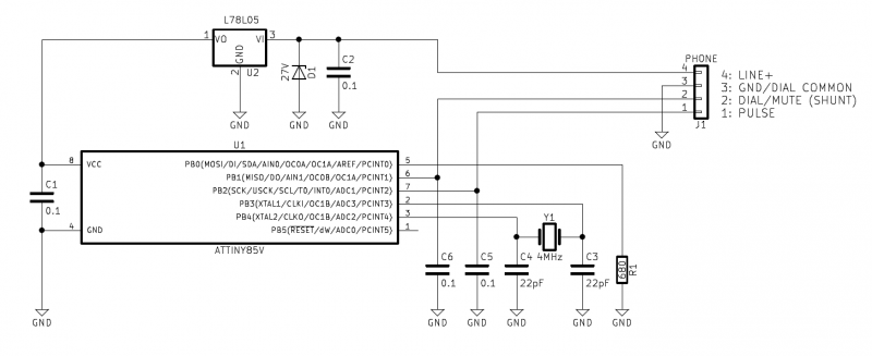 Convertitore Di Segnale Per Vecchio Telefono A Quadrante – Da Impulsi A DTMF (multifrequenza)