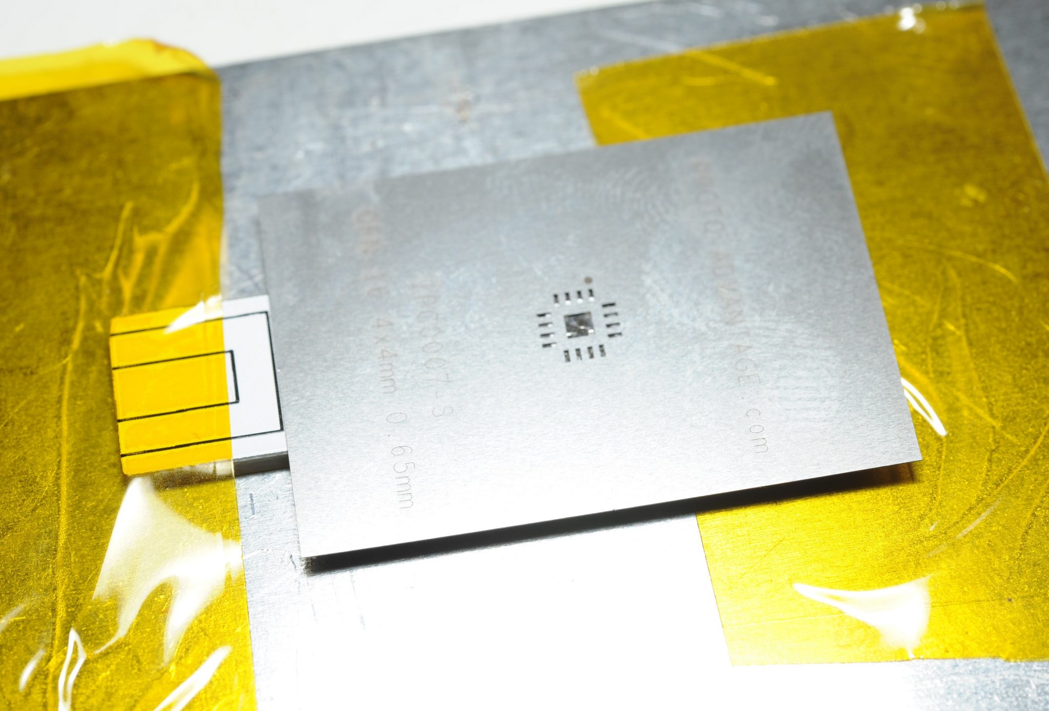 Soldering QFNs using solder paste and stencils Matt's Tech Pages